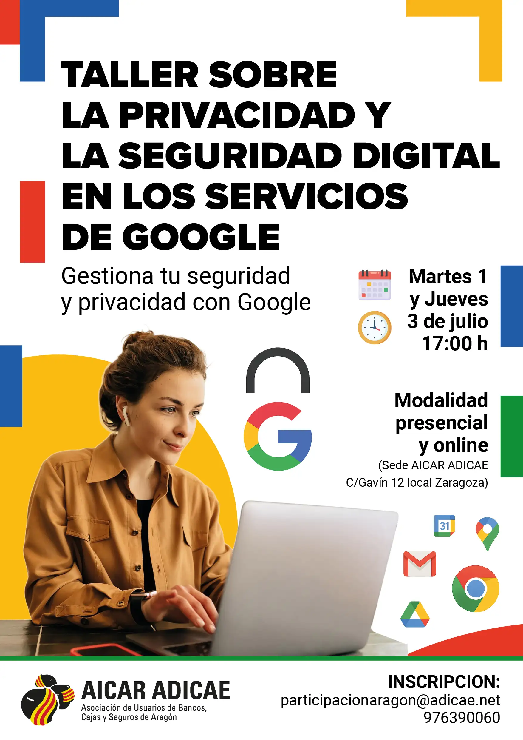Taller sobre la privacidad y la seguridad digital en los servicios de Google