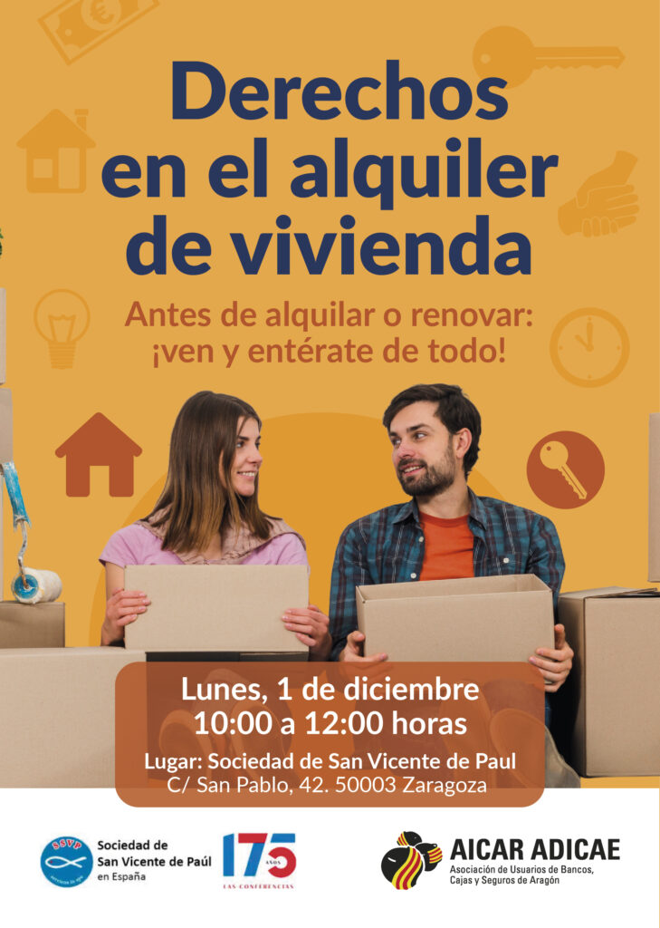 Taller sobre alquiler de vivienda en Sociedad San Vicente Paul
