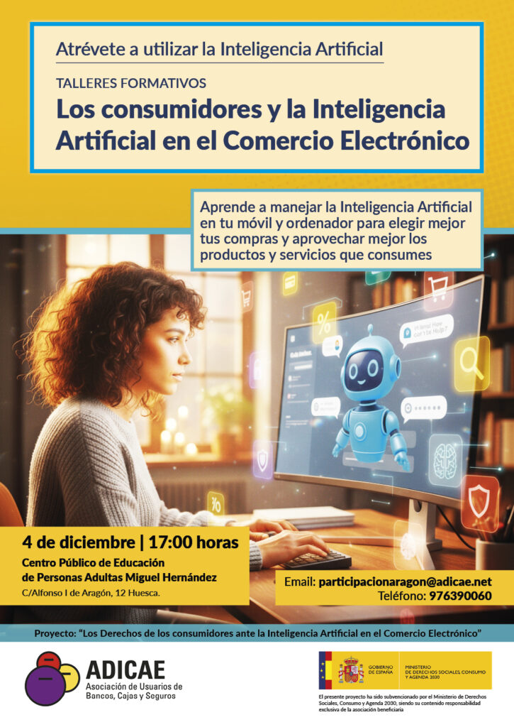 Taller en Huesca IA y Comercio Electrónico