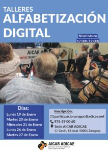 Taller de Alfabetización Digital Básico Enero 2026