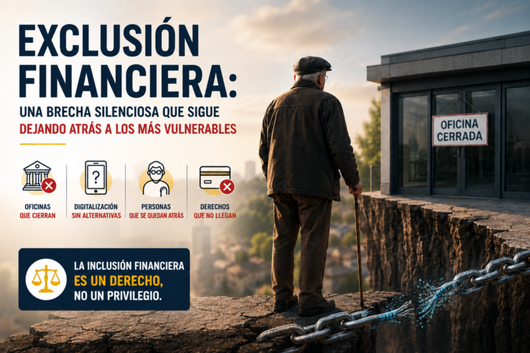 Exclusión financiera: una brecha silenciosa que sigue dejando atrás a los más vulnerables 