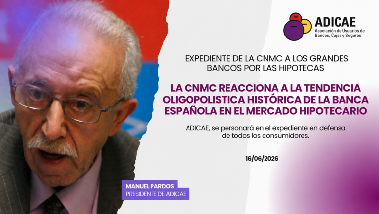 EXPEDIENTE DE LA CNMC A LOS GRANDES BANCOS POR LAS HIPOTECAS